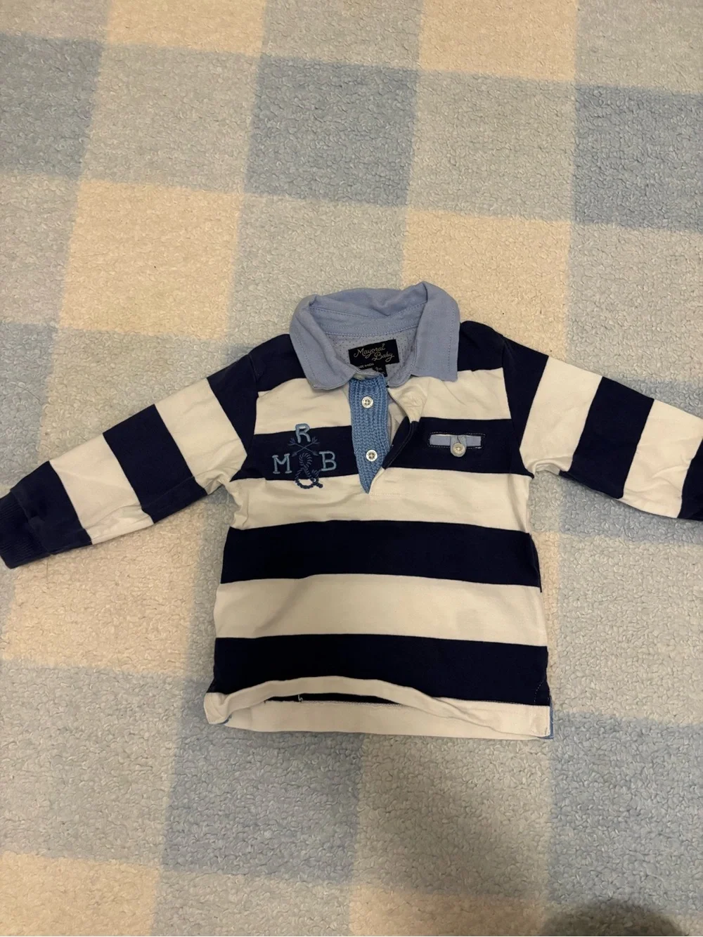 Bundle of six high end baby boy clothes 6m-12/18 m
